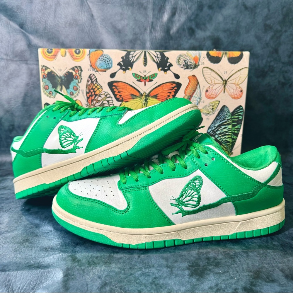 AMAC Customs Butterfly Dunk Low-inspired Celtic Green M 11.5 (Pre-Owned)
